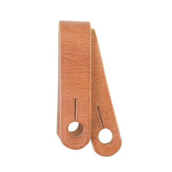 Single-Ply Harness Leather Slobber Straps | Russet